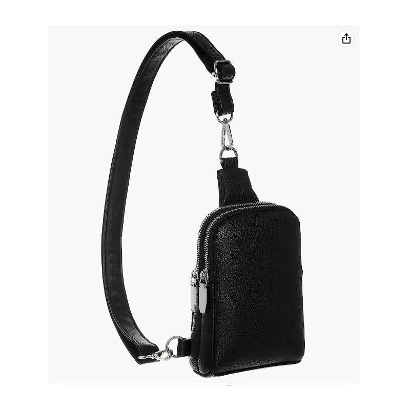 INICAT Leather BUCKLE Style Sling Bag For Travel - INICAT
